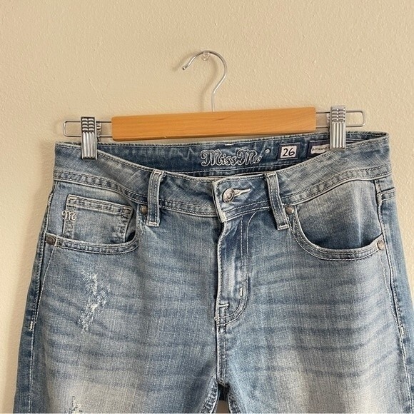 Miss Me Bedazzled Ankle Jean 26 - Picture 4 of 11